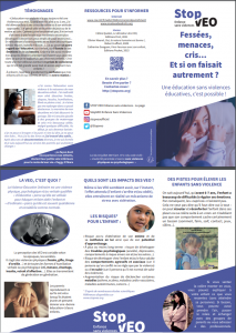 flyer pédagogique pour stopveo à destination de professionnels de la santé des enfants